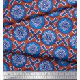thumbnail image 3 of Soimoi Poly Georgette Fabric Floral Mandala Fabric Prints by Yard 42 Inch Wide, 3 of 3