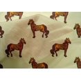 thumbnail image 4 of oneOone Cotton Silk Fabric Horse Block Print Fabric BTY 42 Inch Wide, 4 of 4