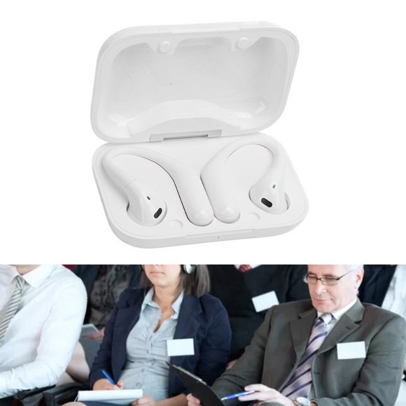 Translation Earbuds, 144 Languages Small HiFi Ergonomic Noise Canceling Language Translator Headphones Portable Translation Earbuds for Travel Business Learning