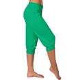 thumbnail image 2 of Timegard Womens Sweatpants Capri Pants Cinch Bottom Solid Color Cropped Joggers Workout Pants with Pockets, 2 of 6