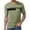 Green, variant on Lmnyox Short Sleeve Summer T Shirt for Men Vintage Fashion Crew Neck Tee Business Casual Tops with Pocket