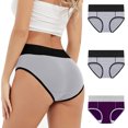 thumbnail image 2 of 3 Pcs Culottes Menstruelles pour Femmes, Étanches et Respirantes, Culottes de Règles, Culottes d'Incontinence, 2 of 8