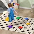 thumbnail image 2 of Qaba 6PCs Stepping Stones Kids, Non-Slip Stackable Balance Stepping Stone, 2 of 10