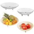 thumbnail image 4 of Fruit Bowl Fruit Plate Multipurpose Stable Salad Plates Fruit Holder for Veggies, 4 of 6