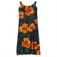 thumbnail image 5 of Ovzne Robes pour Femmes 2025 Robe d'Été Robes d'Été Imprimées Décontractées Col en V Sans Manches Robes de Vacances Imprimées en Liquidation, 5 of 5
