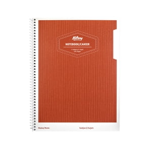 Hilroy® Noyau+ 1 Sujet 120pg Carnet de papier, rouge