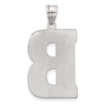 thumbnail image 4 of Pendentif Breloque Collier Monogramme Prénom Initiale Lettre B Délicat en Argent Sterling 925, 4 of 8