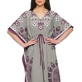 thumbnail image 4 of Moomaya Kaftan de Plage, Paréo de Bikini, Robe Longue Maxi Caftan pour Femmes, 4 of 6