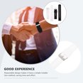 thumbnail image 3 of Shisuyan 2Pcs Silicone Strap Smartwatch Watch Band Decorative Watch Strap Replaceable Watchband, 3 of 9
