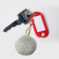 thumbnail image 3 of 8cm Colorful Artificial Fur Pom Poms Ball Keychain Car Key Chain Ring Pendant For Women Bag Charm, 3 of 5