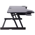 thumbnail image 4 of Rocelco ADRB45 Rehausseur de Bureau à Hauteur Réglable (Noir) et Support Triple pour Moniteur (DM3), 4 of 9