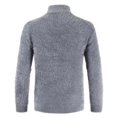 thumbnail image 4 of EGNMCR Chandail Homme Décontracté Uni Col Rond Chandail à Manches Longues Chandail Ajusté Tricoté Col Roulé, 4 of 4