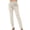 Beige, variant on Lovzfmll Utility Pants for Women, Tailored Fit Cargo Trousers, Solid Color Casual Work Pants with Pockets White, XL