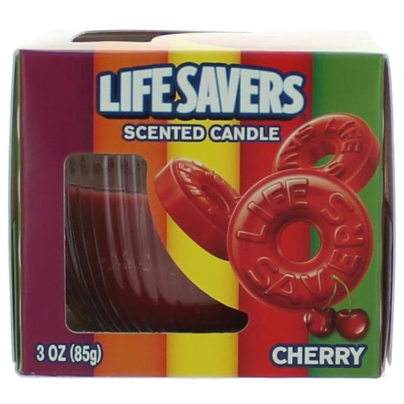 Life Savers clivec3 Pot de Bougie Parfumée de 3 oz pour Cerise