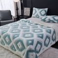 thumbnail image 4 of Double-Layer Lambswool Throw Blanket for All Seasons, Soft and Lightweight for Sofa and Bed, Machine Washable with Luxurious Feel and Durable stitching, 4 of 7