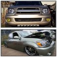 thumbnail image 4 of Spec D Tuning 2LCLH-TUN05JM-RS Head Light & Corner Light for 2005-2006 Toyota Tundra, Black, 4 of 4