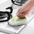 thumbnail image 4 of Brosse à Récurer pour Baignoire Robuste avec Manche, Brosse de Nettoyage Extra Résistante, Bande Effaceur pour Taches Tenaces, Outil de Nettoyage pour Cuisine et Salle de Bain, 4 of 4