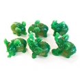 thumbnail image 1 of Feng Shui Import LLC 4761 Set of Green Elephant Statues, 1 of 1
