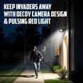 thumbnail image 4 of Bell + Howell Bionic Black 1 Pc Solar Motion Activated 500 Lumen Outdoor Security Spotlight Easy Care, 4 of 8