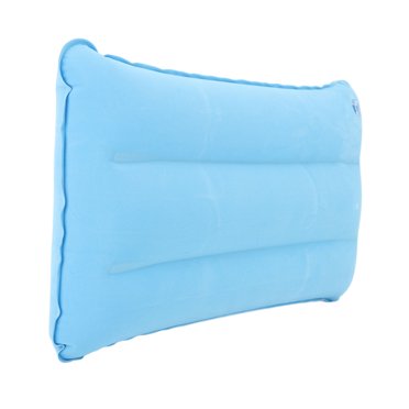 Inflatable Pillow, Air Nozzle Design PVC Inflatable Camping Pillows Soft and Comfortable  for Tent Sky Blue