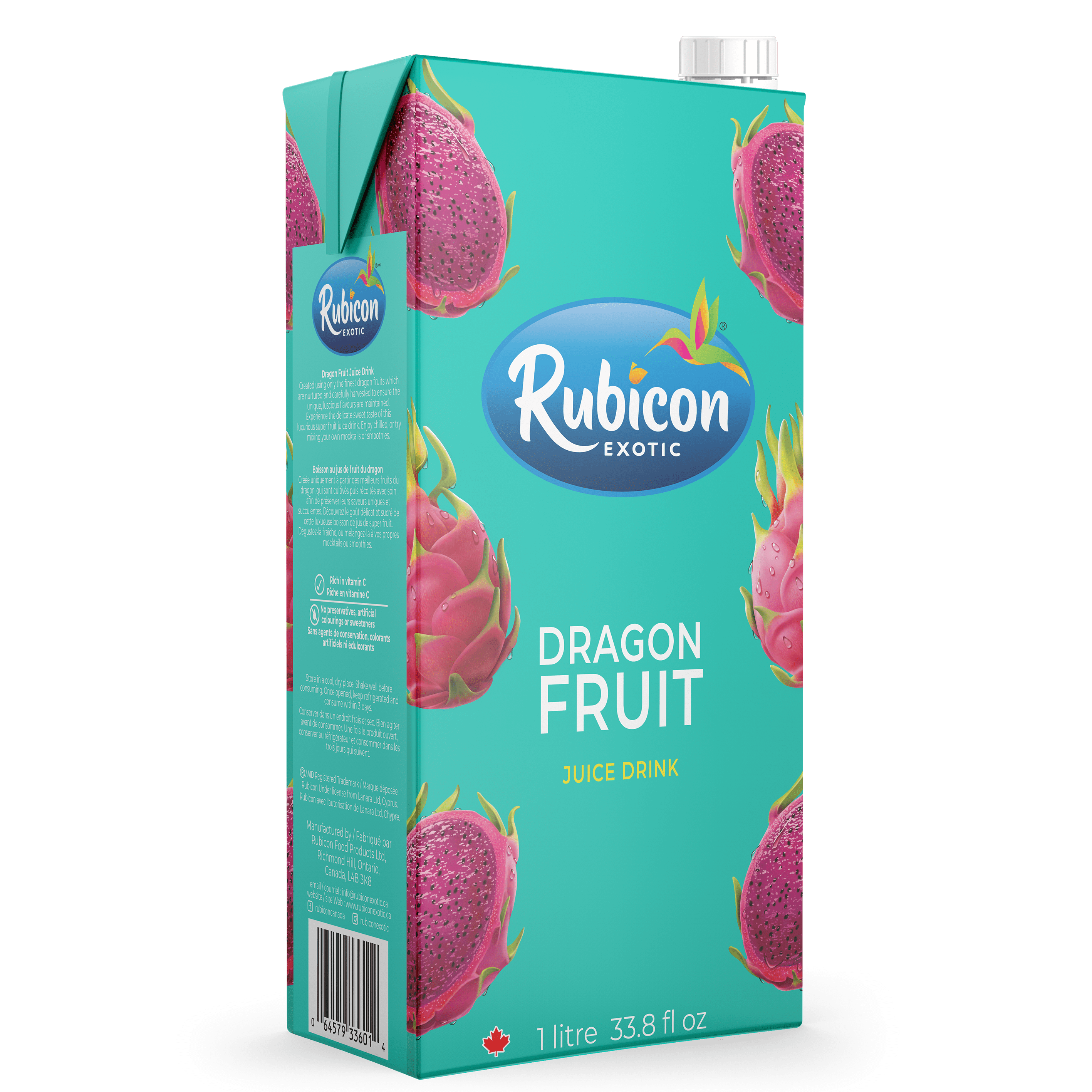 Rubicon Boisson au Jus de Fruit du Dragon