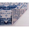 thumbnail image 3 of Ladole Rugs Kahina Traditional Botanical Style Sustainable Innovative Area Rug Carpet Tapis in Blue, 3 of 4