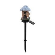Rbaofujie Solar Lights New Solar Resin Ground Lamp Outdoor Garden Lights Garden Decoration Arrangement Lights Outdoor Solar Lights