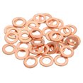 thumbnail image 1 of 38 Pcs Rondelle Plate, 6mm ID, 10mm OD, 1mm d'Épaisseur pour Boulons Vis Machines, 1 of 6