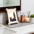 thumbnail image 4 of Plastic Photo Frame Plastic Imitation Brown Corner Solid Wood Texture Photo Frame Tabletop Picture Frame Ornament(1Pcs) Rkxzt, 4 of 9