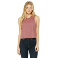 thumbnail image 1 of Ladies' Racerback Cropped Tank - HEATHER MAUVE - XL, 1 of 3