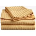 thumbnail image 1 of 900 Thread Count 3 Piece ( 1-Fitted Sheet + 2 - Pillow Cases ) Fitted Sheet 18 Inch Deep Pocket 100% Egyptian Cotton Stripe Pattern, 1 of 1