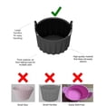 thumbnail image 4 of Mosiee 4Pcs Air Fryer Baking Ramekins Bakeware Set For Eggs Muffinscupcakes Puddings, 4 of 5