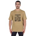 thumbnail image 1 of Inkmeso T-shirt à Col Rond pour Homme, Graphique Imprimé « J'ai Demandé à Dieu Mon Meilleur Ami, Il m'A Envoyé Mon Fils », Tee pour Père Fils Amour, 1 of 7