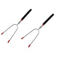 thumbnail image 1 of Grill Tools for Outdoor Grill Stainless Steel Retractable Grill fork Practical Tools for The Home Stainless Steel Grill, 1 of 9