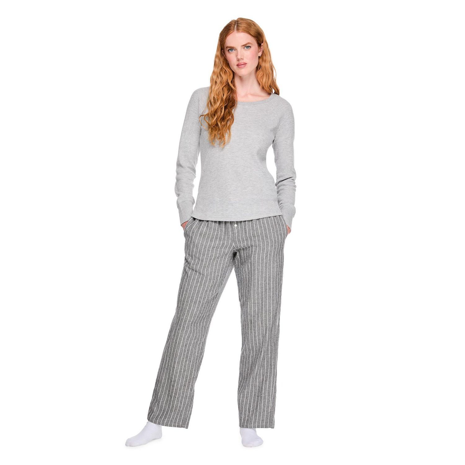 George Women's Long-Sleeve Raglan Sleep T-Shirt