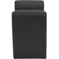 thumbnail image 4 of Meridian Furniture Banc en Tissu Noir Stylet, 4 of 7