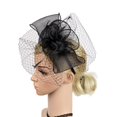 thumbnail image 1 of Couvre-chef Femme Rétro Fête Dîner Couvre-Chef Fleur Chapeau Mariée Couvre-Chef Européen et Américain Fleur, 1 of 4