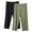 Army Green, variant on Cameland 2PC Cotton Capri Pajama Pants Womens Plus Size Elastic Waist Capris Cozy Soft Sleep Pjs Bottom Cropped Loungewear