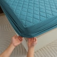 thumbnail image 4 of Fitted Sheet, Mattress Protector Cover, Quilted Pocket Sheet, Winter Warm, Breathable, Non-Slip Skin-Friendly Bedding, All-Season Comfort, Machine Washable, 4 of 8