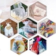 thumbnail image 4 of Sacs en Organza pour Cadeaux de Fête, Lot de 100, Blanc, 8*10 cm, 4 of 6