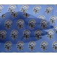 thumbnail image 5 of oneOone Viscose Chiffon Blue Fabric Block Sewing Craft Projects Fabric Prints By Yard 42 Inch Wide, 5 of 5