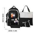 thumbnail image 3 of TopLLC Sac à Dos d'École Primaire Grande Capacité Sac Messager Sac à Cordon Trousse Sac d'École Sac à Main, 3 of 3