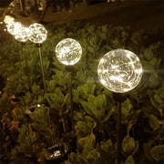 JMYHOAM Garden Lights Solar Ball Villa Yard Decorative Insert Ground Light Outdoor and Garden