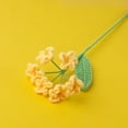 thumbnail image 2 of Birdeem Handmades Bouquet-Small Fresh Simulation Flower Office Garden Decoration Knit Flowers, 2 of 10