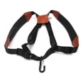 thumbnail image 1 of Sax Shoulder Strap Leather Buckle Design Saxophone Adjustable Padded Harness Plastic Hook Instrument Accessories  for Saxophones, 1 of 7