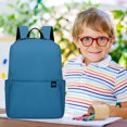 thumbnail image 1 of Offre à Durée Limitée Iumwxz Petit Sac à Dos Uni pour Enfants Sac d'École pour Garçons et Filles Sac d'École Léger pour Étudiants jusqu'à 90 % de Rabais Accessoires de Randonnée Sports et Plein Air, 1 of 5