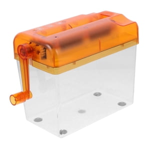 Déchiqueteuse manuelle Mini Shredder à main Shredter pour bureau à domicile Shredser à main à domicile shredder portatif à la maison ABS Orange