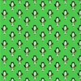 thumbnail image 1 of Ahgly Tapis d'Intérieur Lavable en Machine Carré Transitionnel Vert Néon, 8 Pieds Carré, 1 of 7