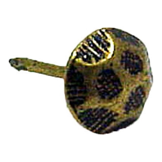 100 Upholstery Tacks Nails Oxford Hammered 1/2" Shank decorative