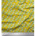 thumbnail image 1 of Soimoi Black Poly Georgette Fabric Semi Circle Geometric Decor Fabric Printed Yard 42 Inch Wide, 1 of 5